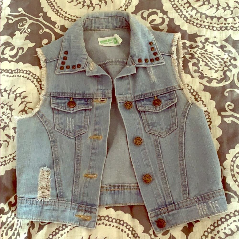 Dream Out Loud Denim Vest sz XS